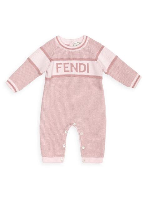 fendi baby swaddle|Fendi baby girl coverall.